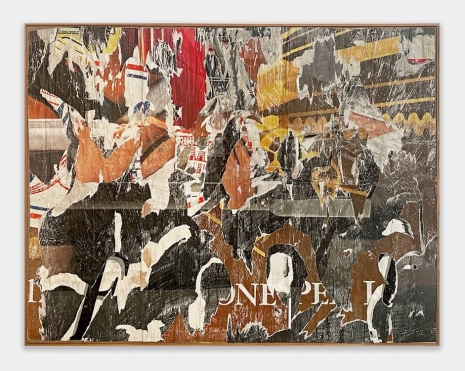 Mimmo Rotella , Il grido della città, 1998 (c. 1972) , Cardi Gallery