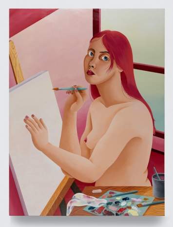 Joëlle Dubois , Selfportrait in the Studio, 2024 , KETELEER GALLERY