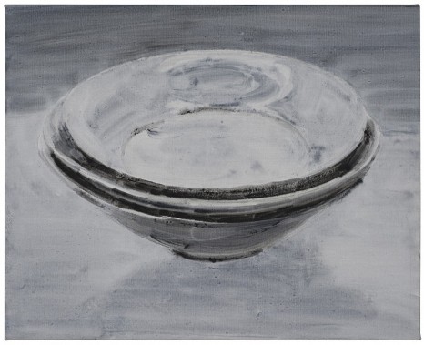 Shi Zhiying, Shadowy-Blue Porcelain Dish 景德镇影青盘, 2013, James Cohan Gallery
