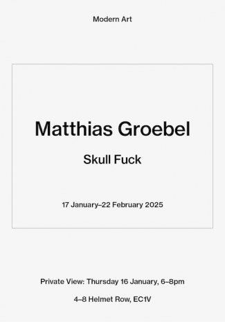 Matthias Groebel, , , Modern Art