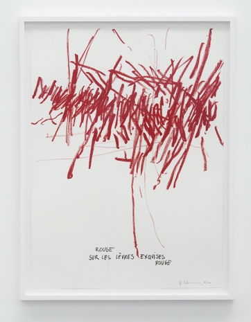 Joël Andrianomearisoa, ROUGE SUR LES LEVRES EXQUISES ROUGE, 2022, Sabrina Amrani