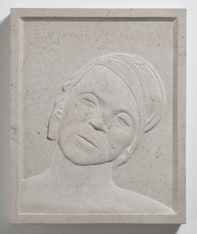 Ian Hamilton Finlay, Head of the Dead Marat, 1991 , Victoria Miro