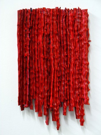 Jacin Giordano, red Painting, 2008, Galerie Sultana