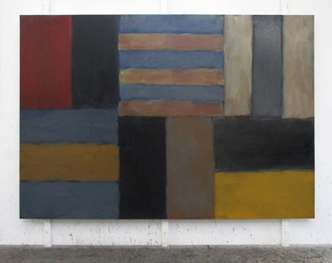 Sean Scully, Cut Ground Red Black Red, 2011, Kerlin Gallery
