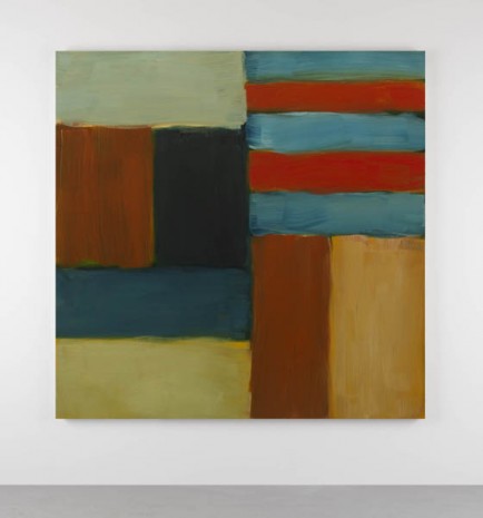Sean Scully, Cut Ground Blue Red, 2011, Kerlin Gallery