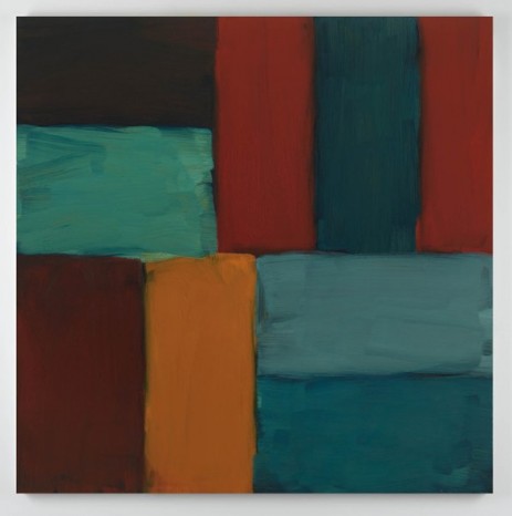 Sean Scully, Wall of Light Orange Blue, 2011, Kerlin Gallery