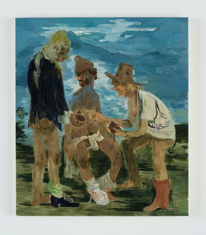 Salman Toor, The Islanders, 2025 , Luhring Augustine Chelsea