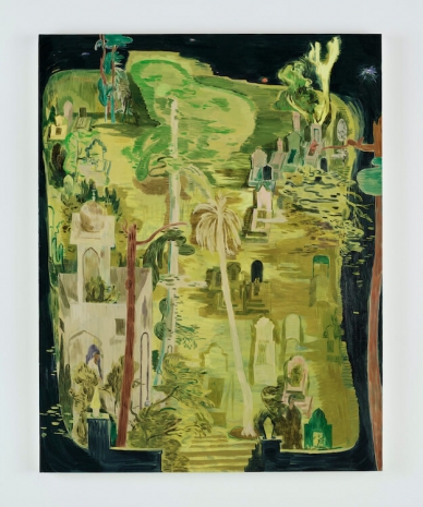 Salman Toor, Night Cemetery, 2025 , Luhring Augustine Chelsea