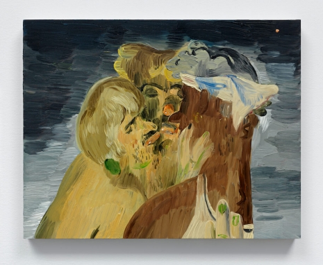 Salman Toor, Three Kissers, 2024 , Luhring Augustine Chelsea