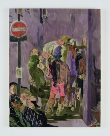 Salman Toor, Cross Street, 2025 , Luhring Augustine Chelsea