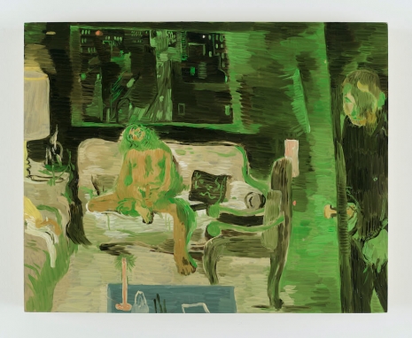 Salman Toor, Waiting, 2024 , Luhring Augustine Chelsea