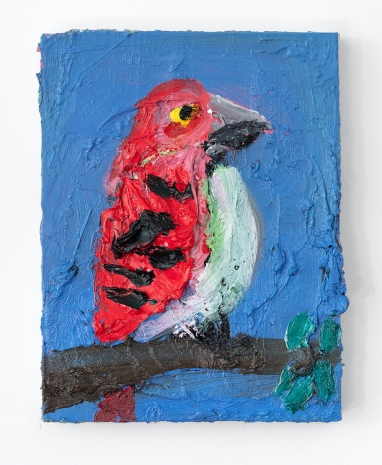 Georgina Gratrix, The red cardinal, 2025 , Monica De Cardenas