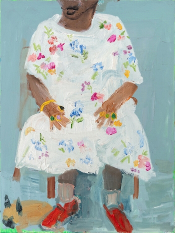 Georgina Gratrix, The sitters ( Khanye and Alfonso), 2024 , Monica De Cardenas