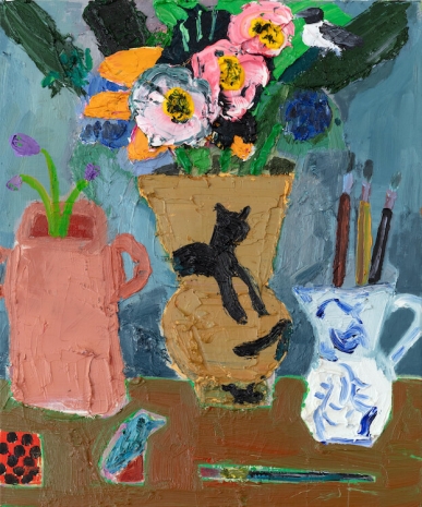 Georgina Gratrix, Three vases, 2025 , Monica De Cardenas