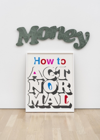Sadie Barnette, Money / How to Act Normal, 2025 , Sean Kelly
