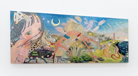 Aya Takano, 現在から過去、中心への旅 | from present to past, a journey to the center, 2025, Perrotin