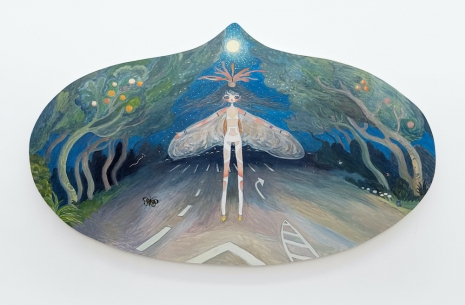 Aya Takano, 中心の世界、静けさへの誘い | invitation to tranquility, the world of the center, 2025, Perrotin