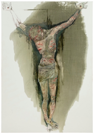 Marjatta Tapiola, Ristiinnaulittu, 2025 , Galerie Forsblom