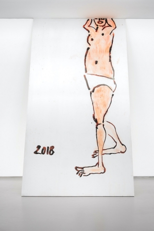 Josef Zekoff, O.T. (Rosa), 2018, Galerie Bernd Kugler