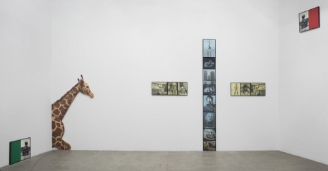 John Baldessari, Two Stories (Yellow and Blue) and Commentary (with Giraffe), 1989, Marian Goodman Gallery