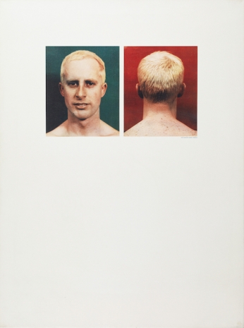 Billy Apple®, Self Portrait (Apple sees Red on Green), 1963 , The Mayor Gallery