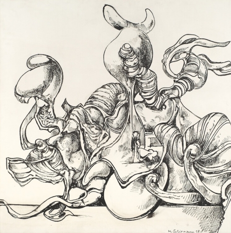 Kurt Seligmann , Clouds, 1960 , The Mayor Gallery