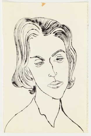 Andy Warhol, Unidentified Female, c. 1957 , Anton Kern Gallery