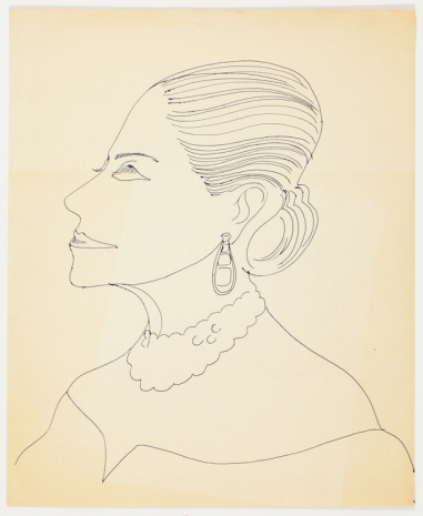 Andy Warhol, Helena Rubinstein, c. 1957 , Anton Kern Gallery