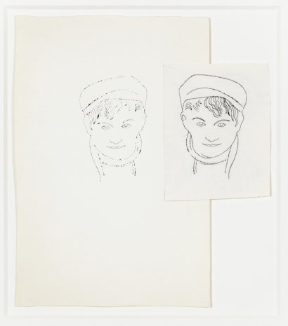 Andy Warhol, Boy's Head, c. 1953 , Anton Kern Gallery