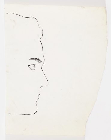 Andy Warhol, Male Head, c. 1953 , Anton Kern Gallery