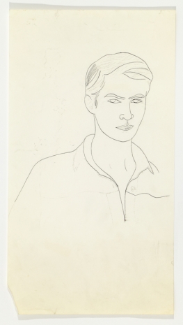 Andy Warhol, Male Head, c. 1954 , Anton Kern Gallery