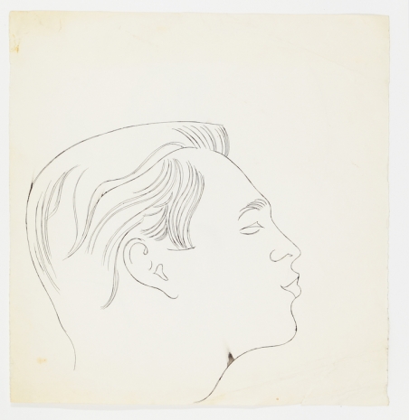 Andy Warhol, Male Head, c. 1953 , Anton Kern Gallery