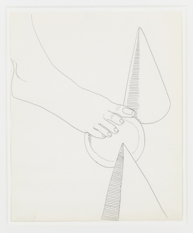 Andy Warhol, Foot and Geometric Shapes, 1961 , Anton Kern Gallery