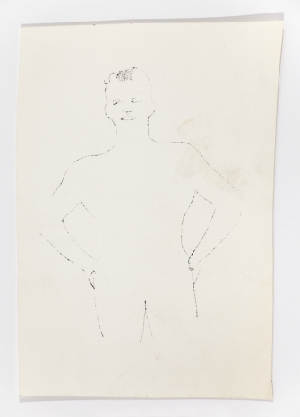 Andy Warhol, Standing Male, c. 1954 , Anton Kern Gallery