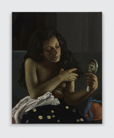Victor Man, Maiden with Skull, 2024 , David Zwirner