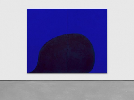 Suzan Frecon, two blues 1, 2024 , David Zwirner