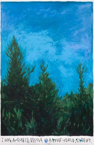 Rinus Van de Velde, I am a quiet refuge in a loud world, Robert., 2025 , Tim Van Laere Gallery