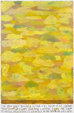 Rinus Van de Velde, The now half-yellowed letter ..., 2025 , Tim Van Laere Gallery