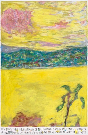 Rinus Van de Velde, It's time that the hegemony of the morning people is over ..., 2025, Tim Van Laere Gallery