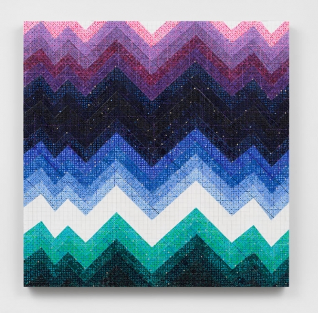 Ding Yi, Appearance of Crosses 2025-9, 2025 , Lisson Gallery