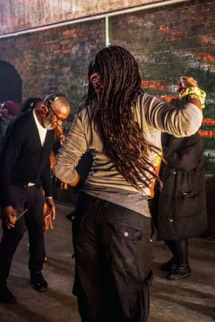 Sonia Boyce, Michael & swishing braids 03, 2025 , Hauser & Wirth