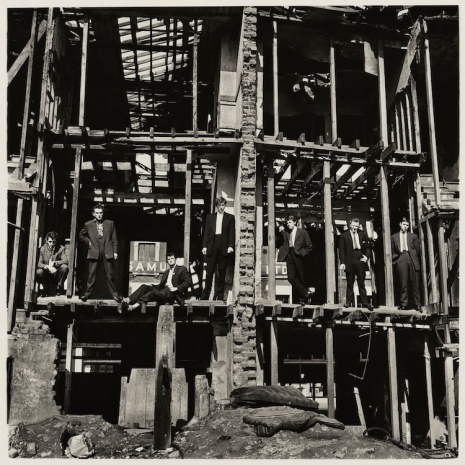 Don Mccullin, The Guvnors in their Sunday Suits, Finsbury Park, London, 1958, Hauser & Wirth
