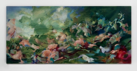 Flora Yukhnovich, Seeing Pink Elephants, 2025 , Hauser & Wirth