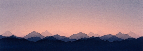 Michel Grillet , Montagnes - Ciel (7), 2024 , Monica De Cardenas