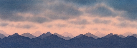 Michel Grillet , Montagnes - Ciel (4), 2025 , Monica De Cardenas