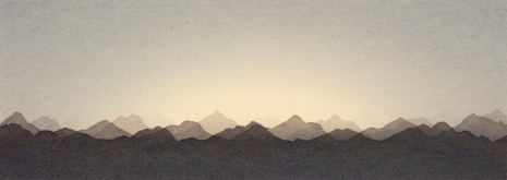 Michel Grillet , Montagnes - Ciel (4), 2023 , Monica De Cardenas