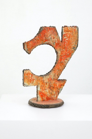 Benjamin Sabatier, HW (Orange Flashe), 2024 , Xippas