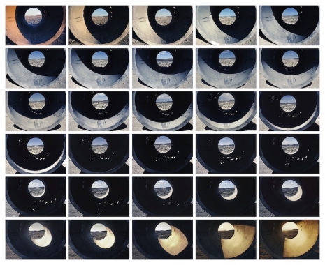 Nancy Holt, Sunlight in Sun Tunnels, 1976, Sprüth Magers