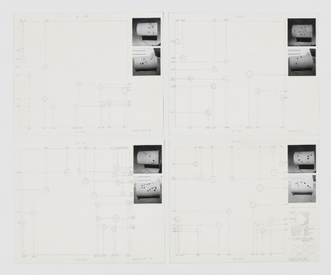 Nancy Holt, Suite of untitled drawings for Sun Tunnels, ca. 1975 , Sprüth Magers