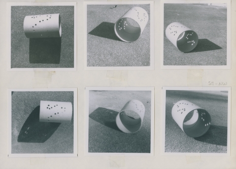 Nancy Holt, Sun Tunnels photo study collage: “SE-NW”, ca. 1975, Sprüth Magers